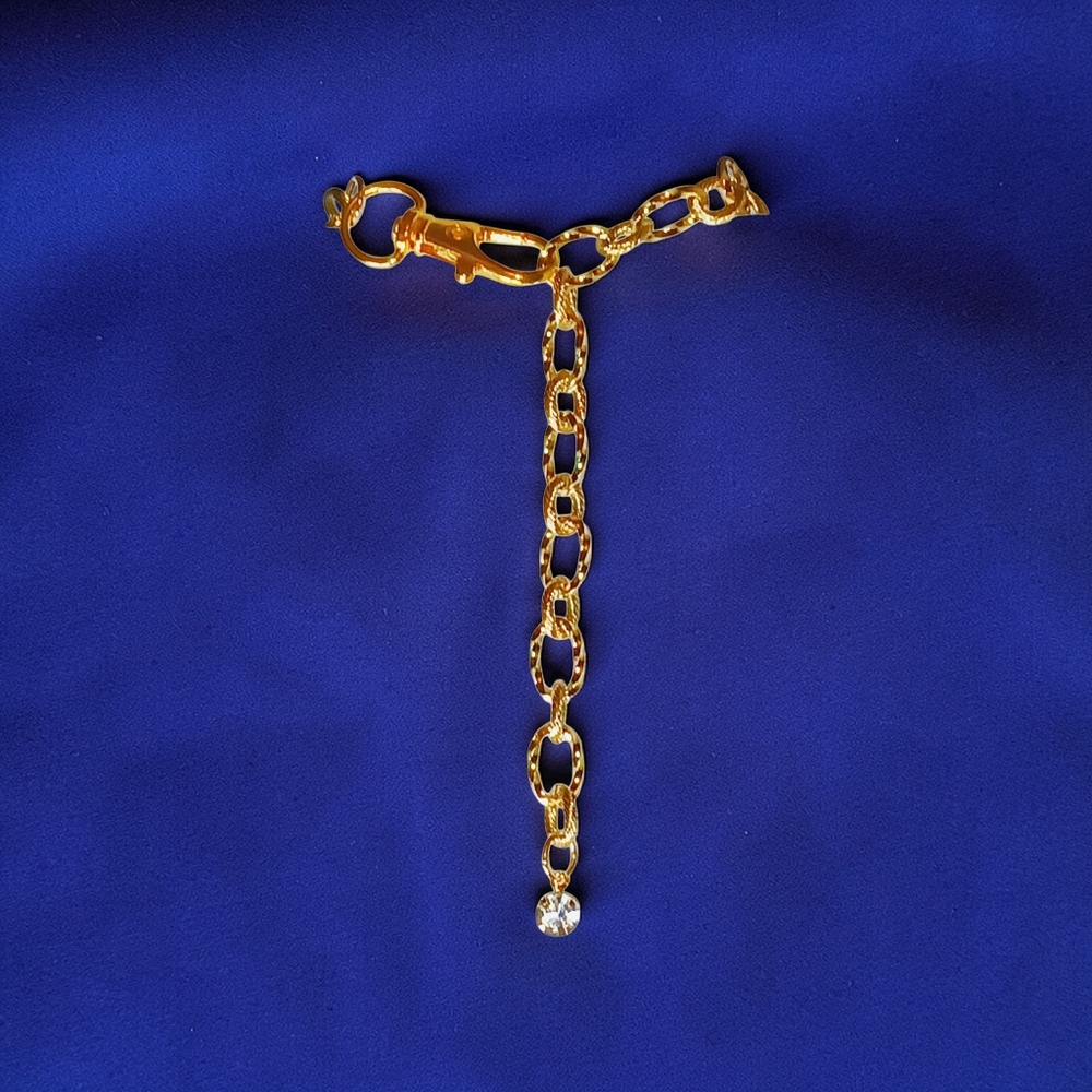 HP🎉 Gold Enchanted Choker Necklace Multicolor Dragonfly Pendant New Age Grunge - Picture 6 of 12